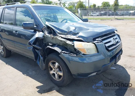 2006 Honda Pilot Ex-L from USA, damaged, VIN 2HKYF18636H528501